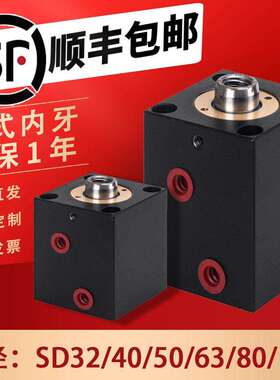 薄型油缸液压缸CXHC-SD20-125-JOB立式内牙ISD方形模具耐高温注塑