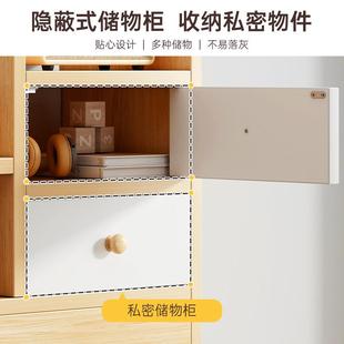 学生家用桌面书架电脑桌上置物架多层收纳储物架简易小型组合书柜