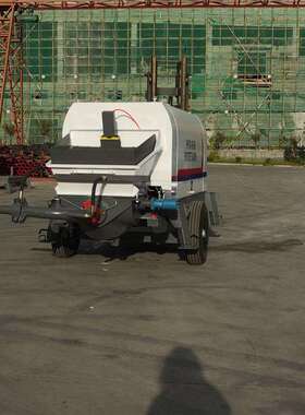 细石混凝土两用输送泵大颗粒混凝土拖泵地泵地暖回填泵