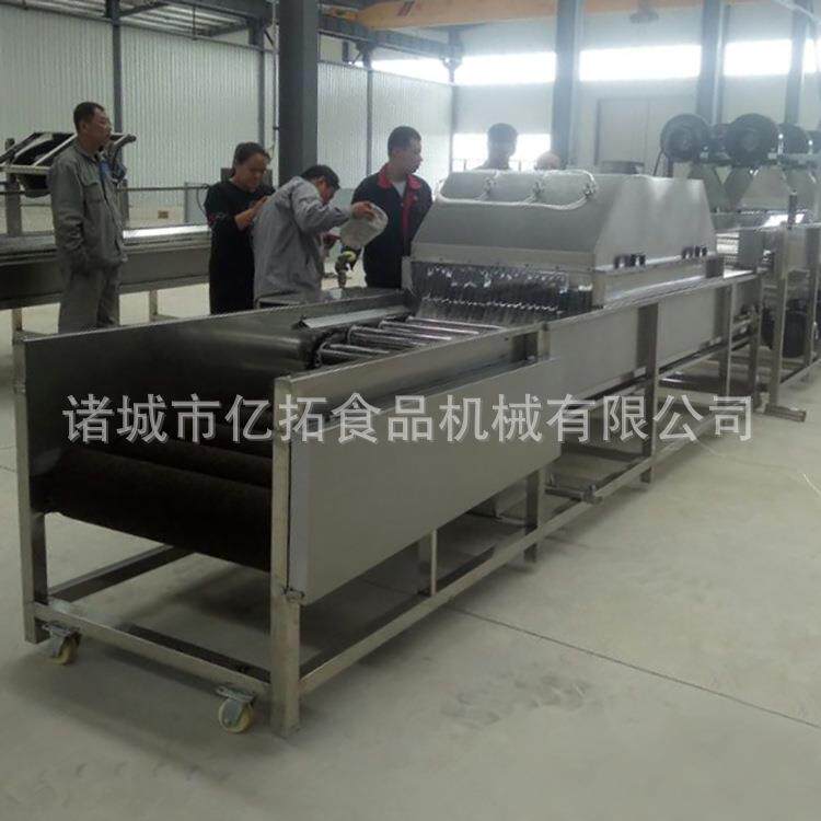 脐橙水果除尘清洗打蜡机设备果蔬分级清洗机柚子柠檬苹果打蜡机