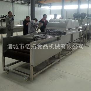 脐橙水果除尘清洗打蜡机设备果蔬分级清洗机柚子柠檬苹果打蜡机