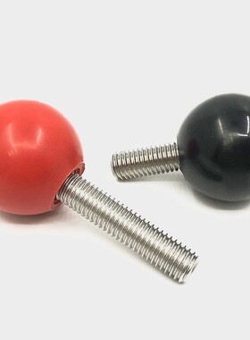 圆球螺丝球头手柄不锈钢螺栓操纵杆把0手木34胶螺杆4M5M6M8M10M12