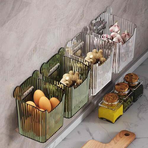 2024 New Wall-Mounted Ginger and Garlic Storage Box, Kitchen
