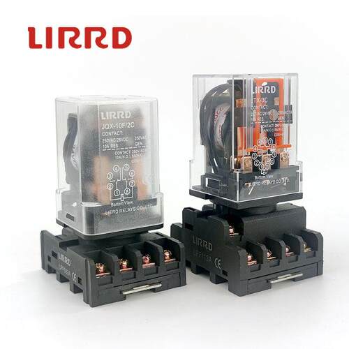 LIRRD利尔德继电器JQX-10F/2C JTX-3C LMK2P 3P 2Z 3Z 10A 圆8脚