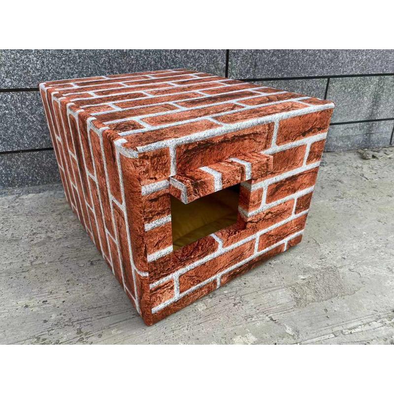 流浪猫窝室外防水防雨保暖泡沫狗窝户外猫舍猫屋野猫封闭式包陵星