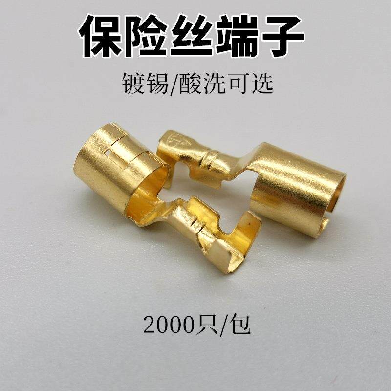 保险丝端子/保险管/玻璃管接线端子连接端子/连接器单管塑壳端子