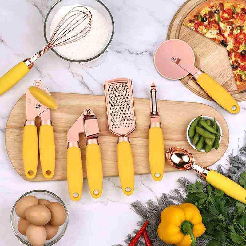 热卖厨房小工具套装7件套不锈钢开罐器打蛋器瓜刨 烘焙工具,厨房/烹饪用具,其它,淘宝优惠券,粉丝福利购,淘宝优惠卷