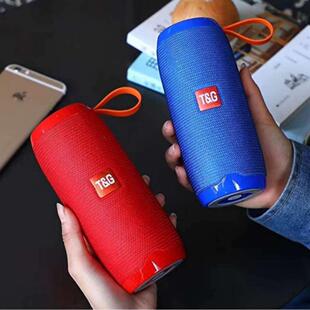 跨境TG106便携式无线蓝牙音响户外布艺插卡音箱迷你低音炮礼品