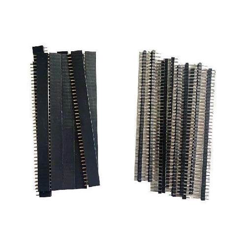 20Pcs 2.54mm 40Pin Female Socket Pin Header Strip Single