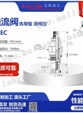 迈勒液压SUN型溢流阀RPEC-LAN先导式溢流阀