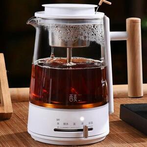 西麦CIMI养生壶煮茶黑蒸汽白喷淋煮茶壶1007茶壶花茶茶烧开器 水