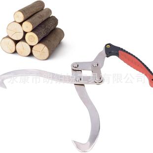 林OBO热12英寸原木吊钩烧烤吊钩森木材伐木工镀具铬防卖锈