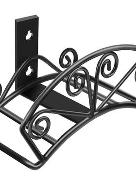 跨境铁艺花园软管支架存储卷轴整理架户外园艺壁挂式装饰收纳架