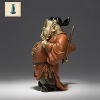 CATHAND全銅擺件《鐘馗送?！芳揖庸に嚻房蛷d桌面辦公桌裝飾品