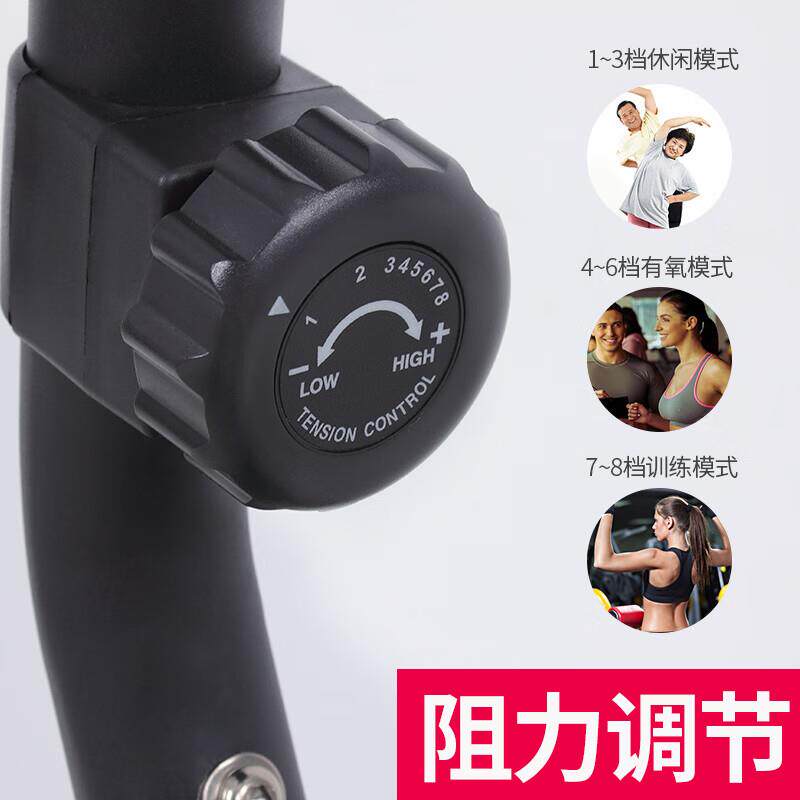 康乐佳卧式健身车家用锻炼腿部肌肉训练脚踏机健身器材 K8322R