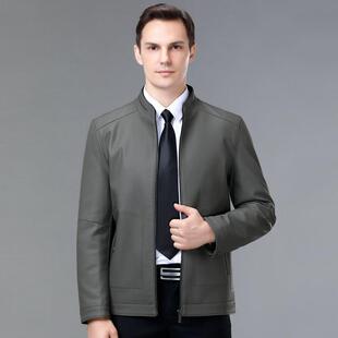 立克领休外9201 品牌皮衣男士 时尚 款 BB套闲男新士皮夹商务 春秋季
