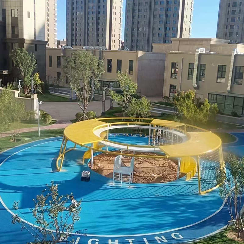 网红室外秋千架吊篮吊椅幼儿园公园小区户外游乐设备游乐场秋千