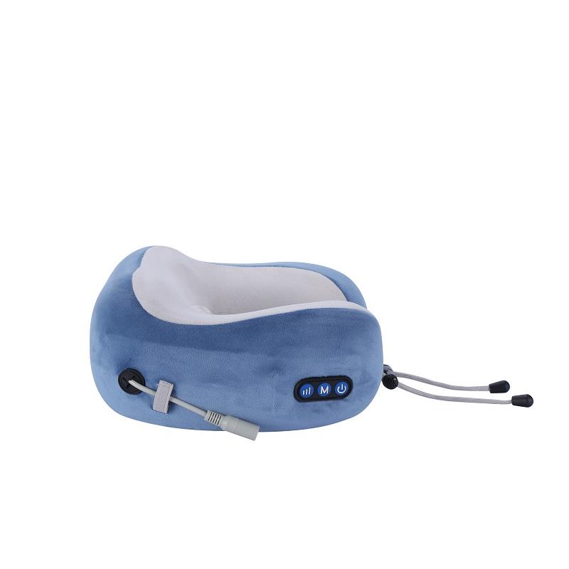 高档美达新款U型按枕头仕颈部肌肉按摩揉捏震动颈器椎仪 家摩用