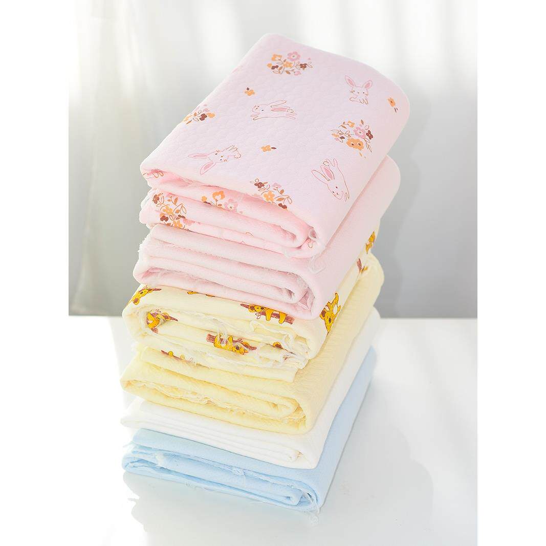 她慕空气层夹棉针织纯棉布料婴儿保暖产房包单空调屋三层盖毯面