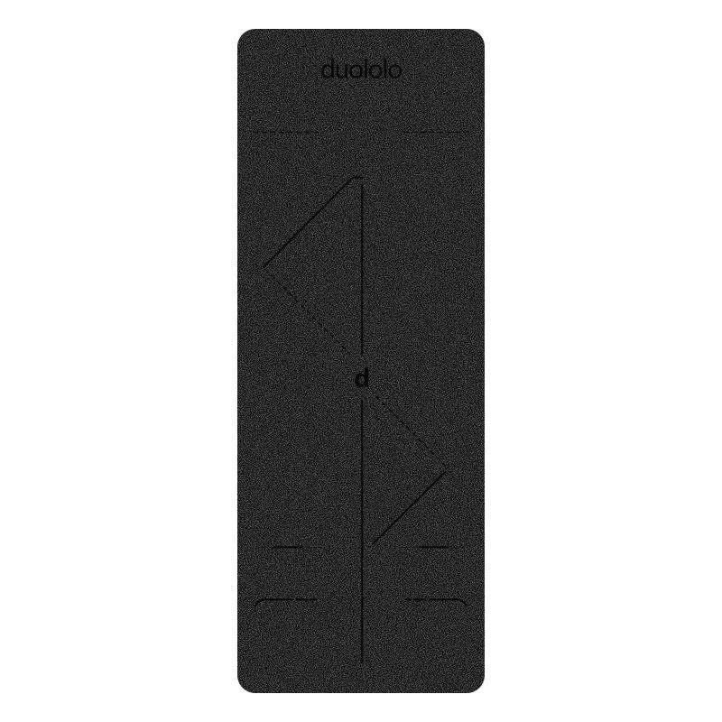 新款伽垫磨椰子瑜丝高实心皮身革天然橡胶Pu耐抗皱双面防滑吸汗健