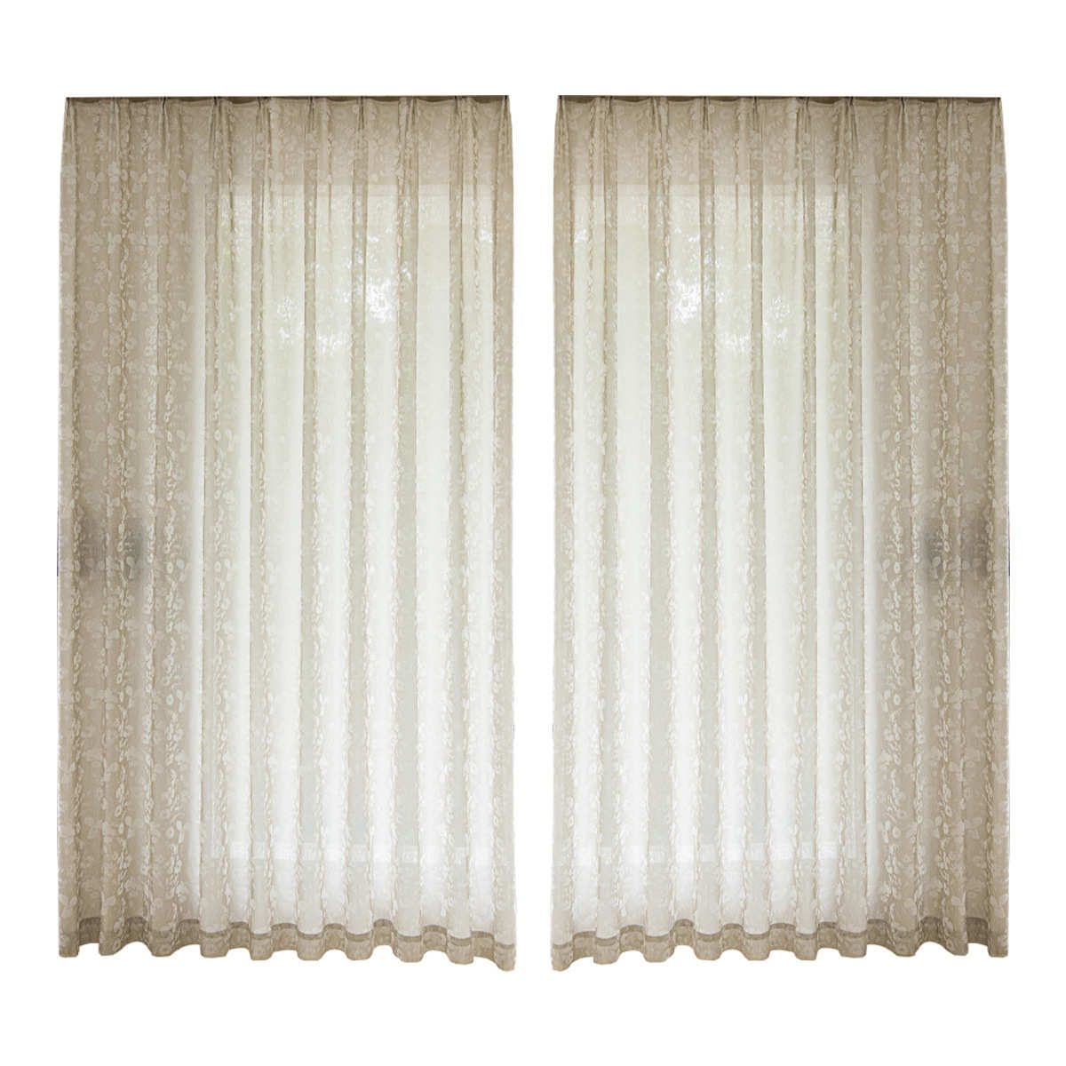 不透提花柯桥成品透光绍兴奢园里新款仿麻花客厅轻窗纱窗帘阳台人