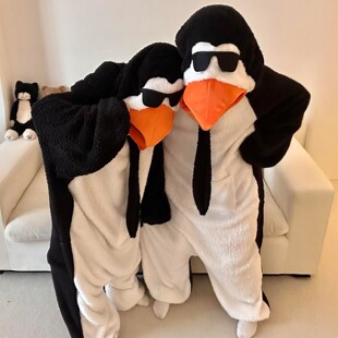 高雅人士企鹅cos服网红同款马达加斯加企鹅服装抽象搞笑玩偶服女