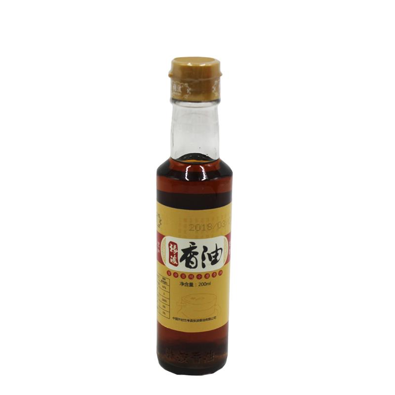 兰考特产张波香油 石磨手工食用调味油小磨油 芝麻油300ml/瓶包邮