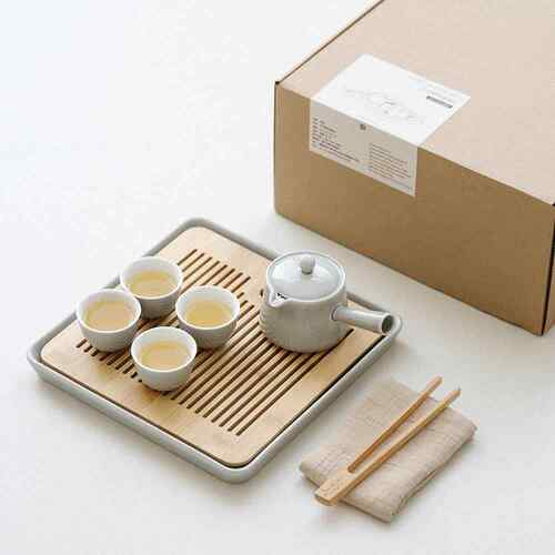 高档闻说式烟灰简约茶茶具套日组家用功夫泡茶陶茶器喝茶茶杯瓷茶
