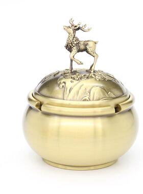 博家喜烟灰缸客厅茶台茶881具配件摆茶设桌件用办公室摆创意个性