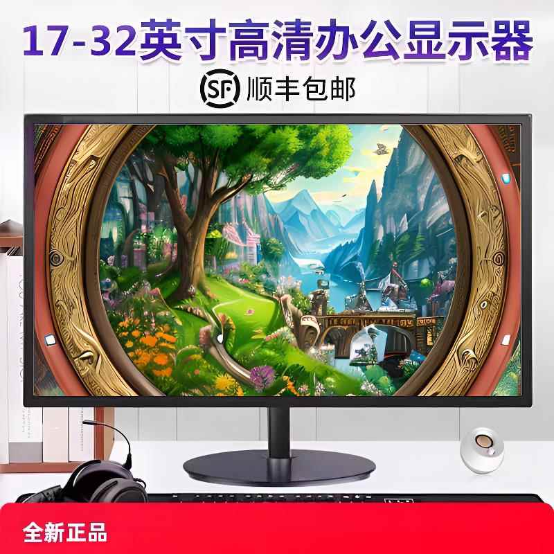 爱莱德全新电脑显示器20/22/24寸高清护眼显示屏27英寸台式办公电脑屏幕