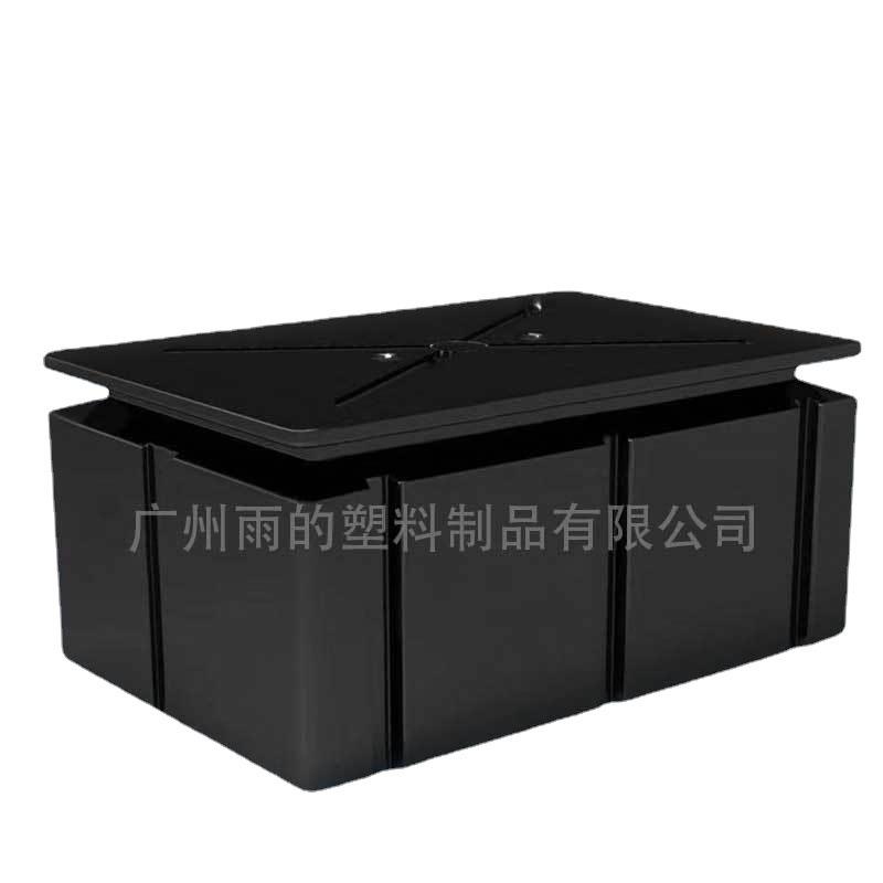 塑料浮筒水上浮动平台 游艇停靠码头浮箱 养殖浮动浮桥码头栈道