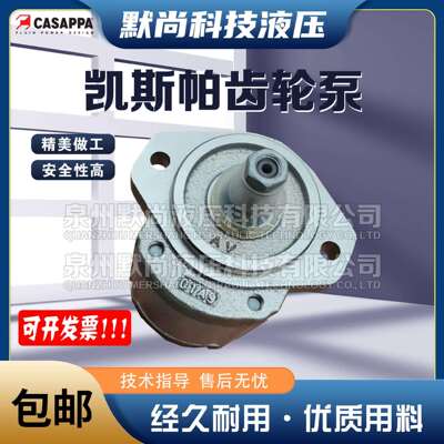 凯斯帕CASAPPA齿轮泵PLP10.5/5.8/6.3/8/10L0-81E1-LBB液压油泵