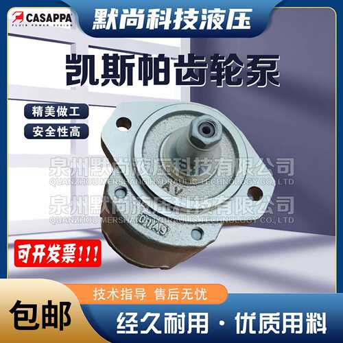 凯斯帕CASAPPA齿轮泵PLP10.5/5.8/6.3/8/10L0-81E1-LBB液压油泵