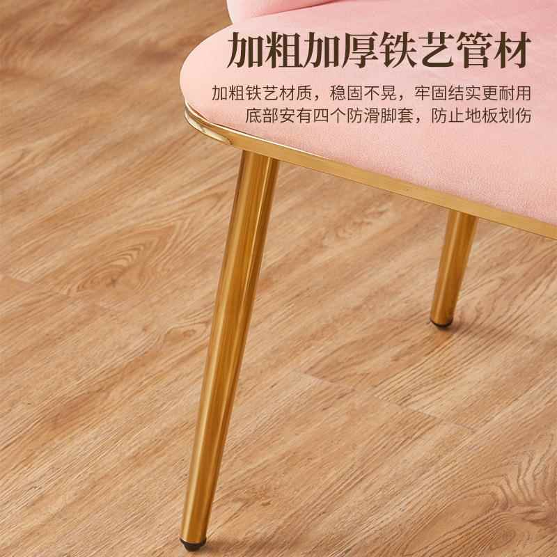 厂家直创意休闲居椅加泡泡椅厚吧绒布久发坐舒适椅家酒氛围感装饰