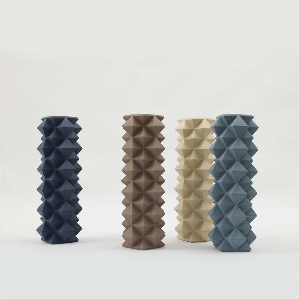 创意简约莫兰迪陶瓷花瓶插花摆件餐桌客厅插花玄关装饰品菱状批发,家居饰品,花瓶,淘宝优惠券,粉丝福利购,淘宝优惠卷