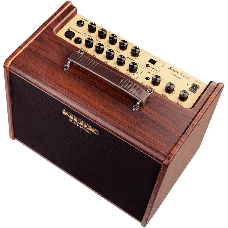 NUX民谣吉他弹唱音箱木吉他户外便携式音箱电吉他充电音响SA40