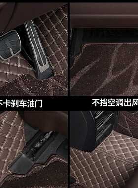 汽车全包围适用斯巴鲁森林人脚垫2021款 傲虎xv丝圈20力狮brz专用