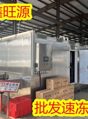 速冻柜商用海参海鲜生胚包子速冻机-45/-80大虾水饺隧道式速冻柜