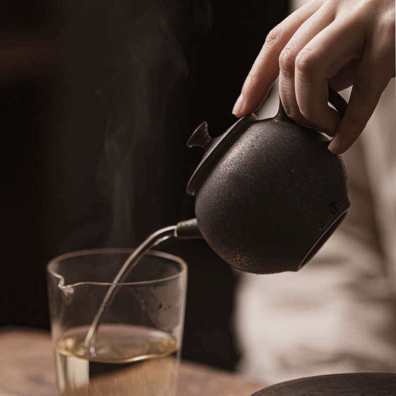 鎏金复古烧茶壶 陶瓷手工泡茶器带过滤茶壶 煮茶壶,餐饮具,茶壶,淘宝优惠券,粉丝福利购,淘宝优惠卷