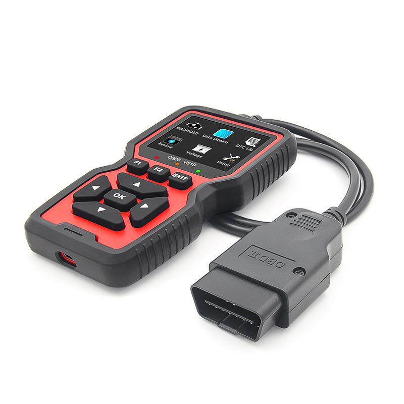 跨境热销V519 汽车诊断仪OBD2 Scanner汽车读码卡 汽车故障诊断仪