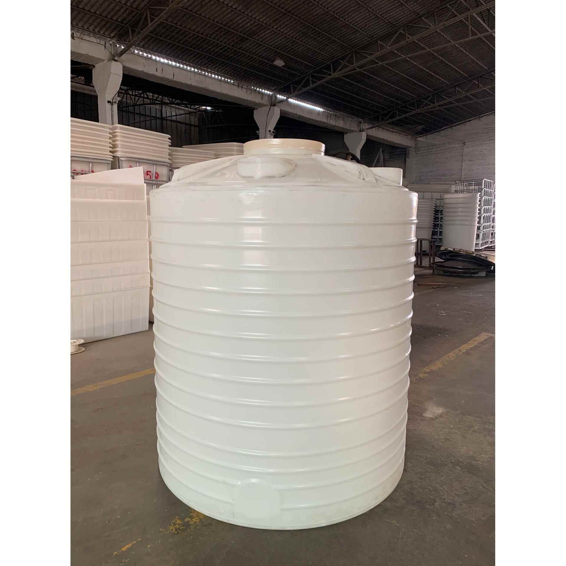 建筑工程用白色1吨水塔带盖PE小水箱生活蓄水污水处理