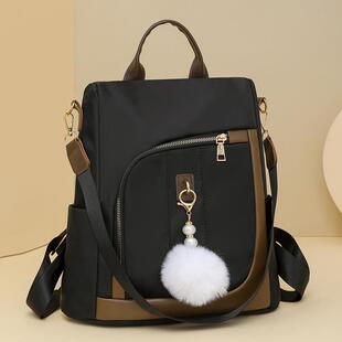 小众不撞款背包女生双肩包小巧双肩包女士新款简约撞色通勤休闲背