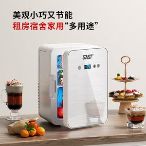SAST迷你小冰箱冷冻冷藏保鲜家用租房宿舍办公室母乳小型车载冰柜