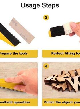 70 PCS Micro-Type Detail Sander Paper Kit, 3.5X1inch Mini