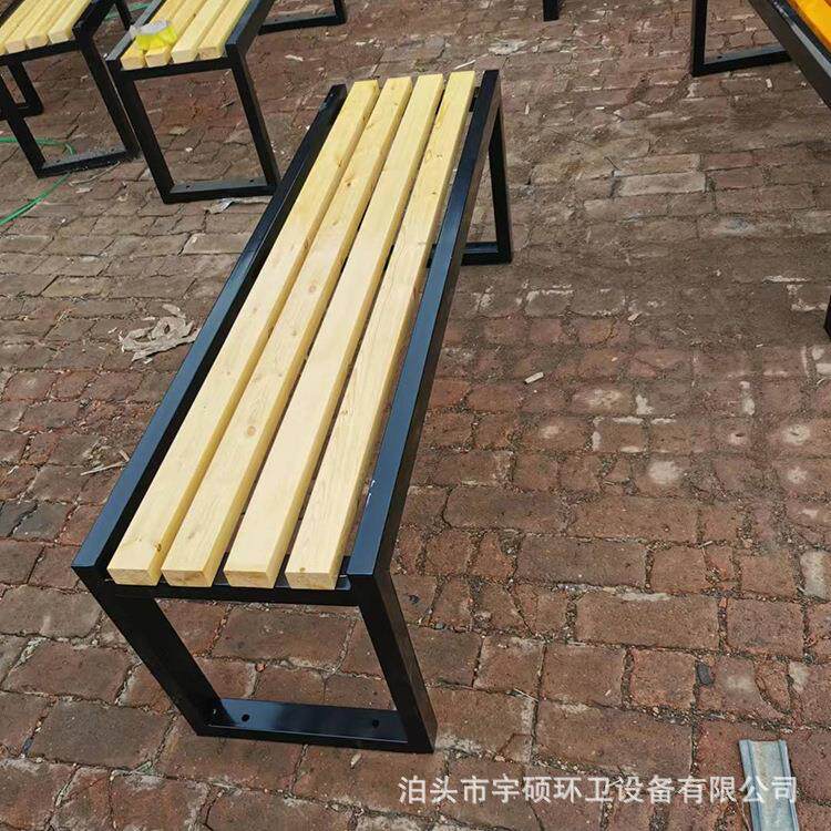 长条座椅户外实木防腐木塑木长椅坐凳公园椅休闲防腐木长椅