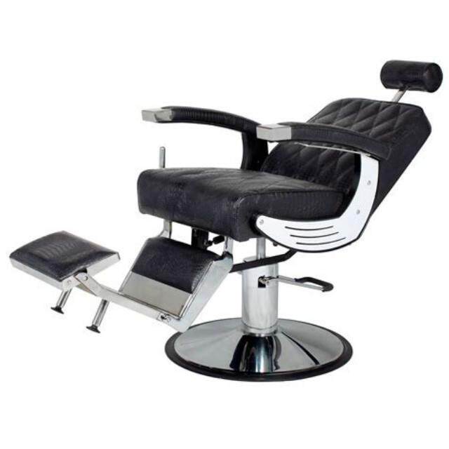 跨境热销美发大椅可放倒理发椅美发店专用椅子升降旋转剪发大椅