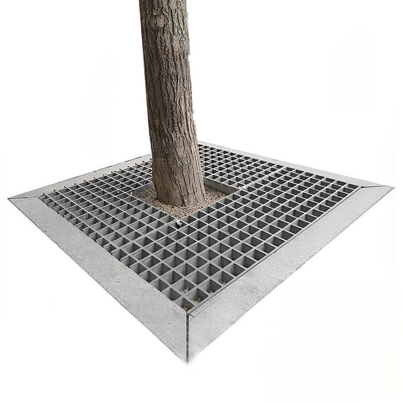 玻璃钢树池格栅树篦子树坑护树板塑料树穴围挡行道绿化盖板网格板