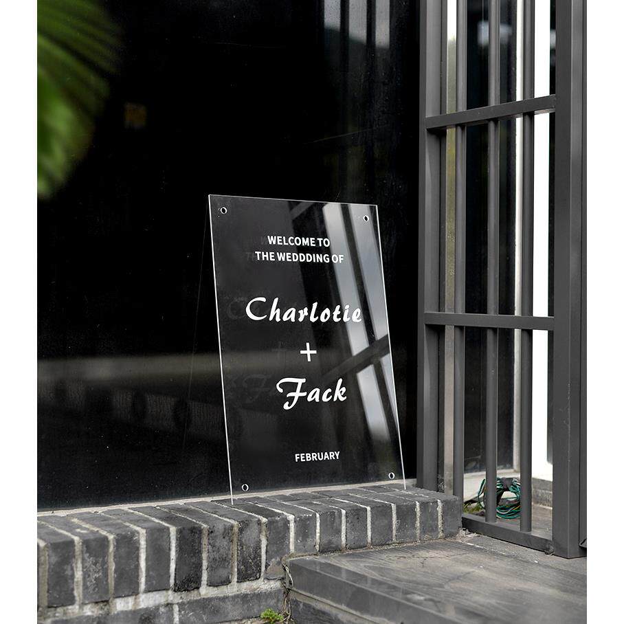 透明压克力板广告牌定制 UV打印logo展示牌门牌 公司牌匾挂牌招牌