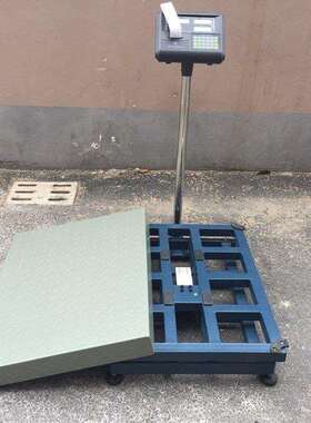 350KG工业计重电子台秤250公斤带打印落地秤150kg防水标签打印秤