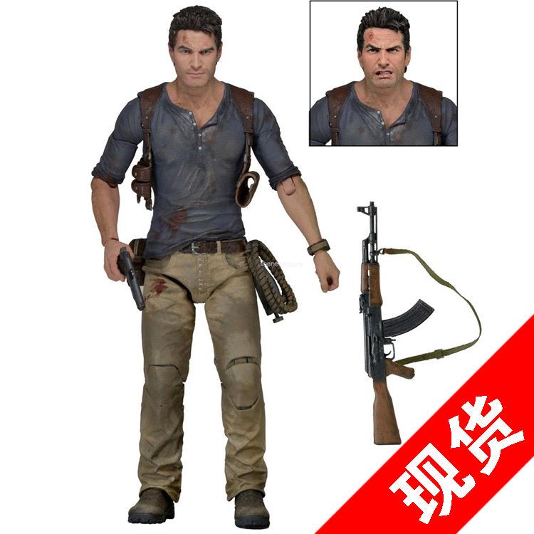 NECA 神秘海域4 盗贼末路 内森.德雷克 7寸可动人偶手办模型